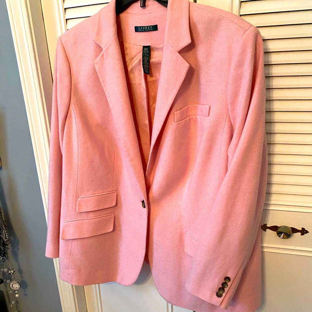 Ralp Lauren, wool/cashmere blazer.
